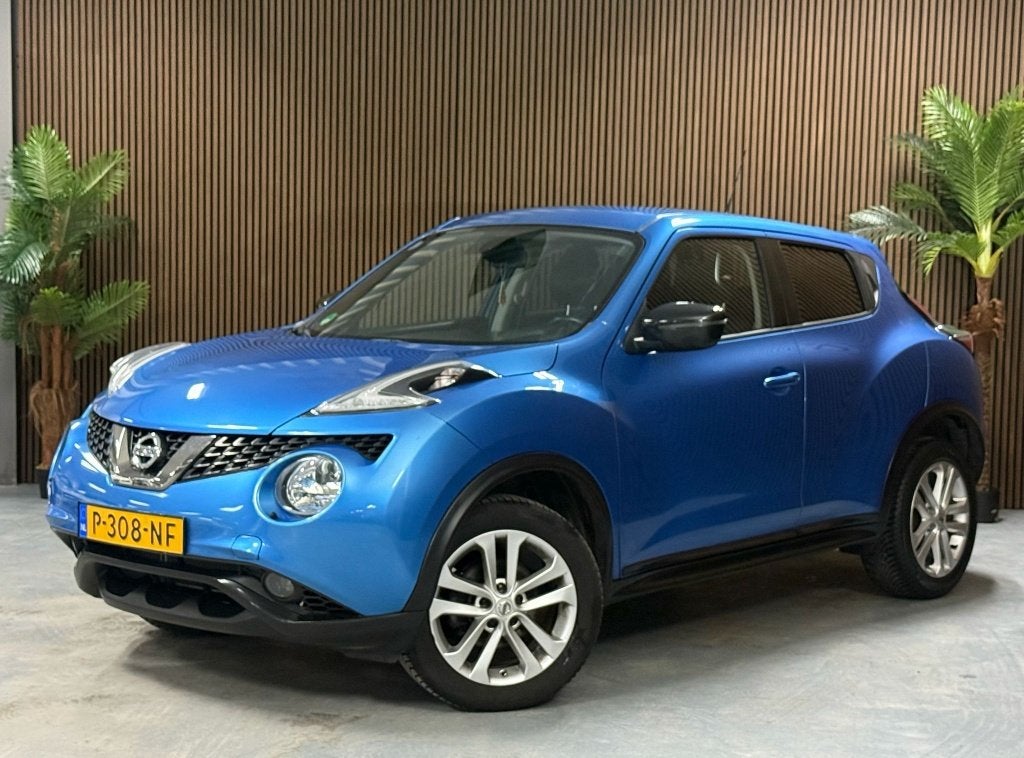 Nissan Juke 1.2 DIG-T S/S N-Con. (bj 2018), Auto's, Nissan, Voorwielaandrijving, Euro 6, Blauw, 116 pk