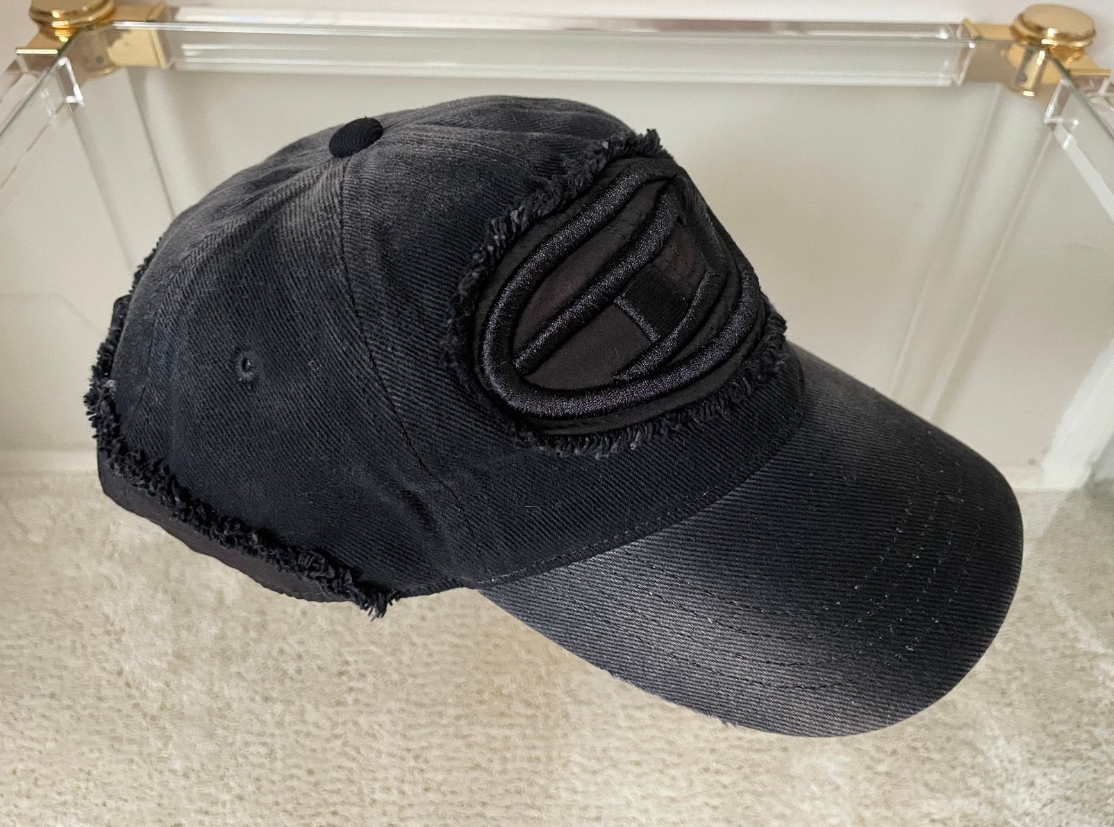 Diesel-denimpet met logo vrijwel nieuw, Kleding | Heren, Hoeden en Petten, Diesel, Ophalen of Verzenden, Pet, 57 cm (M, 7⅛ inch) of minder