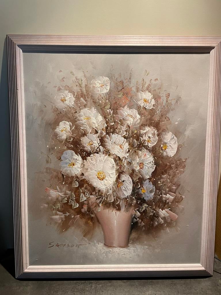 Prachtig (echt) schilderij van Eddy Samson, Antiek en Kunst, Ophalen of Verzenden