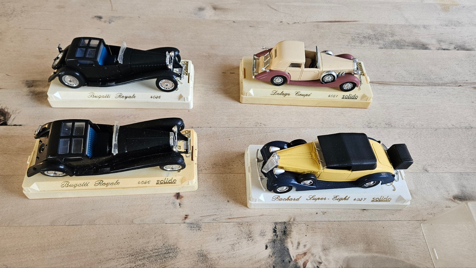4x Solido schaalmodellen, schaal 1:43., Ophalen of Verzenden, Auto, Solido