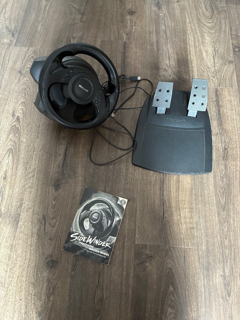 Microsoft - SideWinder Precision Racing Wheel, Ophalen of Verzenden, Gebruikt, Microsoft