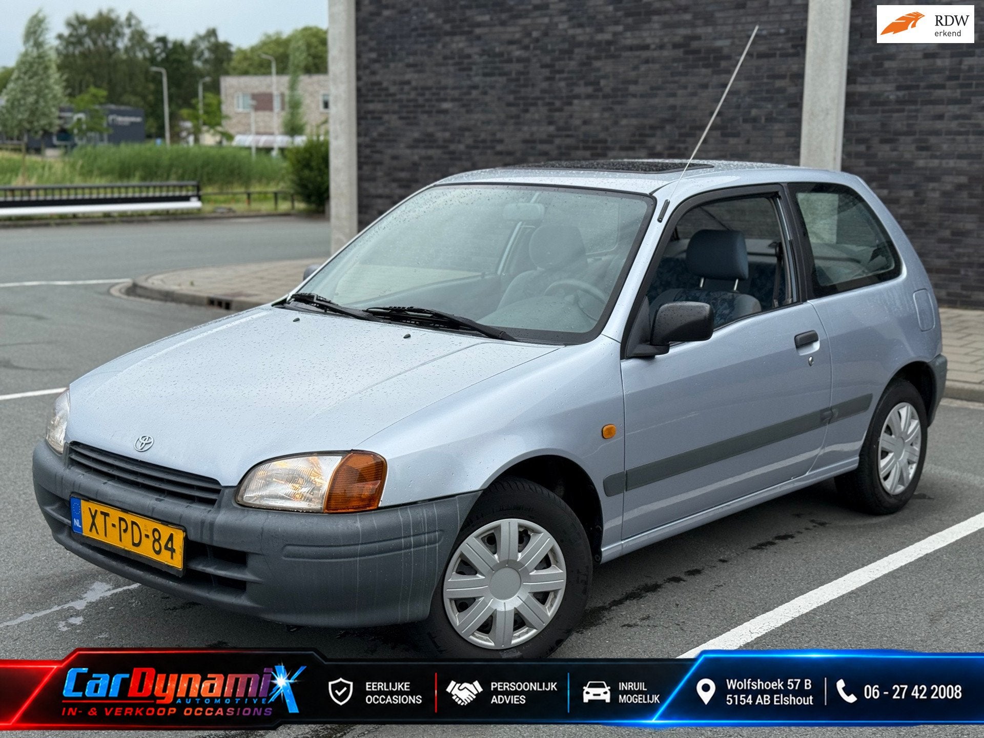 Toyota Starlet 1.3-16V XLi | Automaat | Distributie 2025 | 1, Gebruikt, 4 cilinders, 400 kg, Origineel Nederlands
