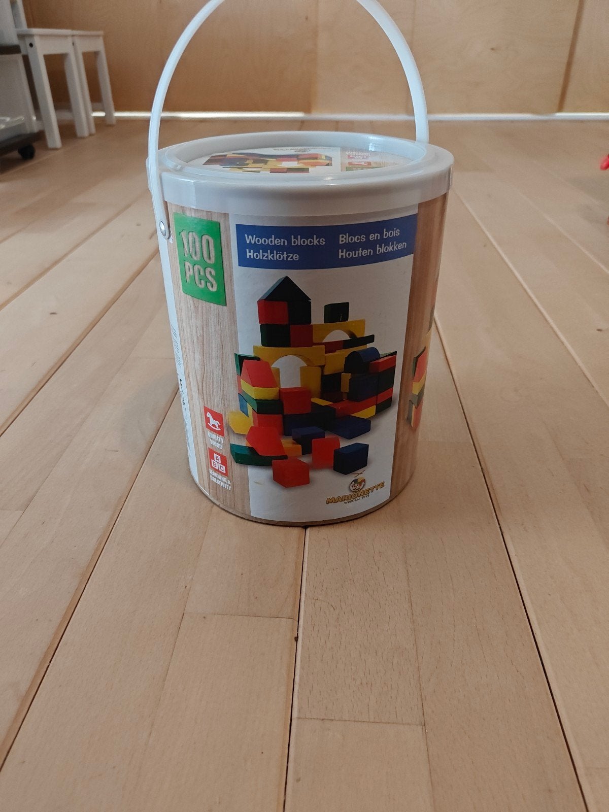 Marionette Houten Blokken - 100 Stuks, Ophalen, Zo goed als nieuw, Overige typen