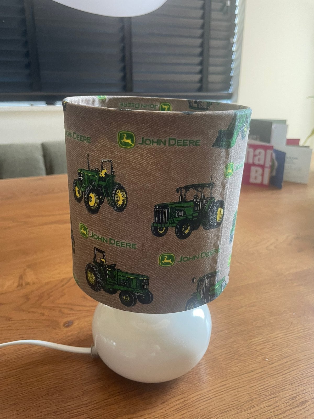 John Deere tafel lamp, Ophalen of Verzenden, Zo goed als nieuw