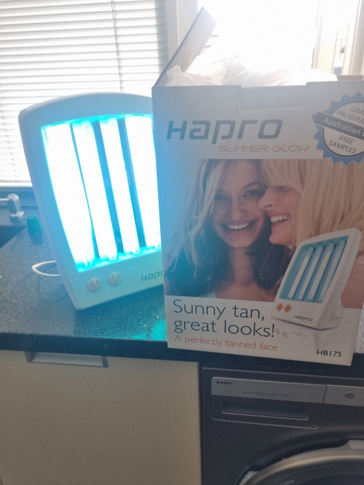 Hapro Summer Glow HB 175. Gezichtsbruiner., Witgoed en Apparatuur, Zonnebanken en Gezichtsbruiners, Ophalen, Zo goed als nieuw