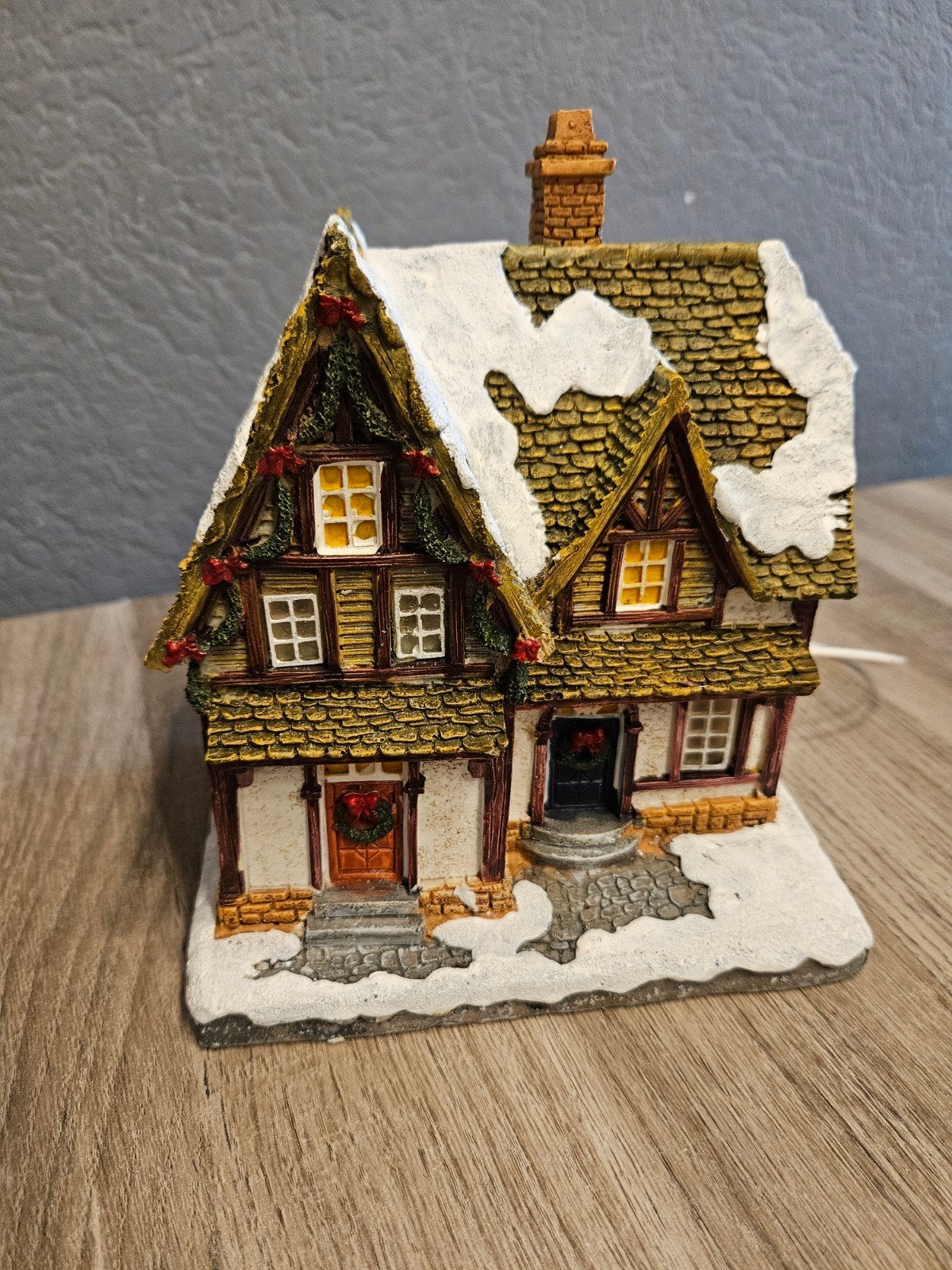 Kerst huisje - dorp miniatuur, Ophalen of Verzenden, Zo goed als nieuw