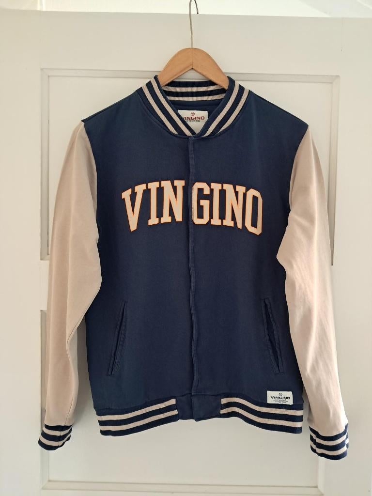 Vingino vest maat 176 (16) baseball vest, Kinderen en Baby's, Trui of Vest, Ophalen of Verzenden, Zo goed als nieuw, Vingino