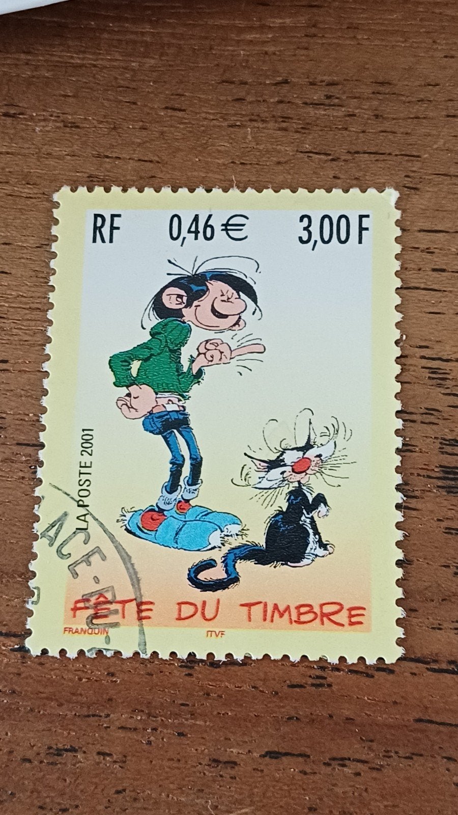 Frankrijk,  2001, Fete du Timbre, Ophalen of Verzenden, Gestempeld