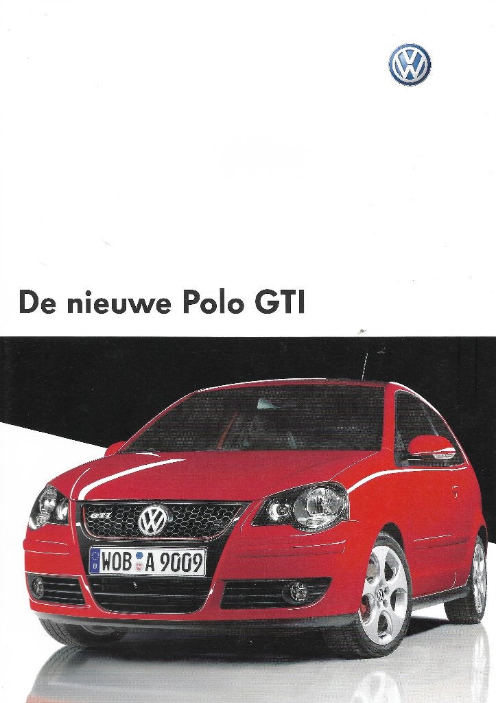 Volkswagen Polo GTi folder, Ophalen of Verzenden, Zo goed als nieuw, Volkswagen