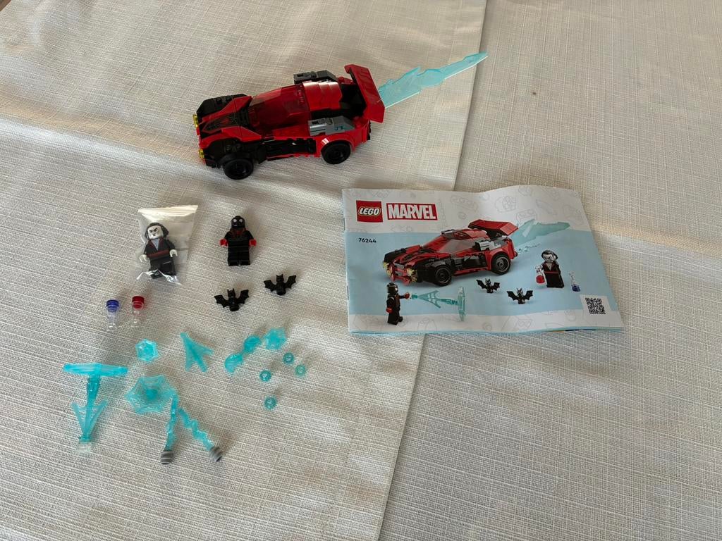 Lego 76244 Miles Morales vs. Morbius, Compleet, Gebruikt, Marvel, Lego