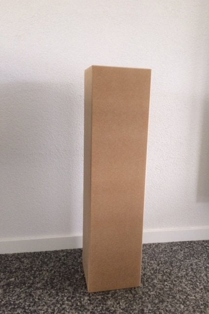 Strakke Blanke Naadloze Sokkel Pilaar Kolom op maat 80x20x20, Ophalen of Verzenden, Nieuw