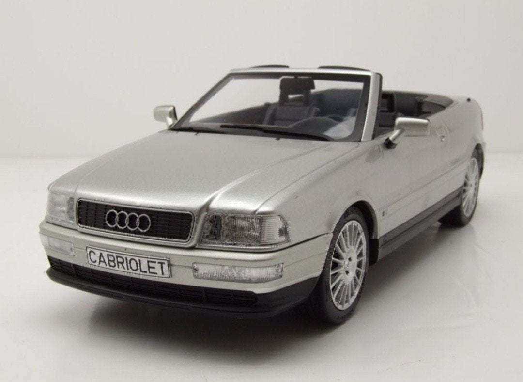 1:18 AANBIEDING! Audi 80 B3 Cabriolet Grijs uit 1991 MCG, Ophalen of Verzenden, Nieuw, Auto, Overige merken
