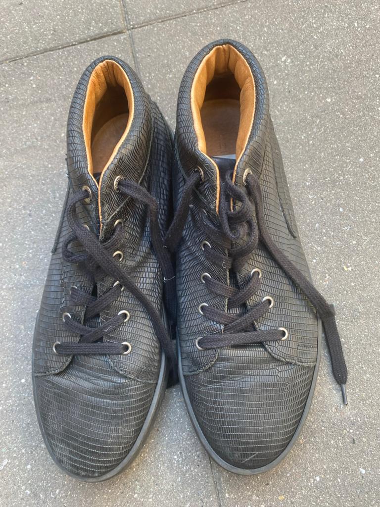 Rehab sneakers maat 43, zwart, gedragen, Ophalen of Verzenden, Gedragen, Zwart, Sneakers of Gympen