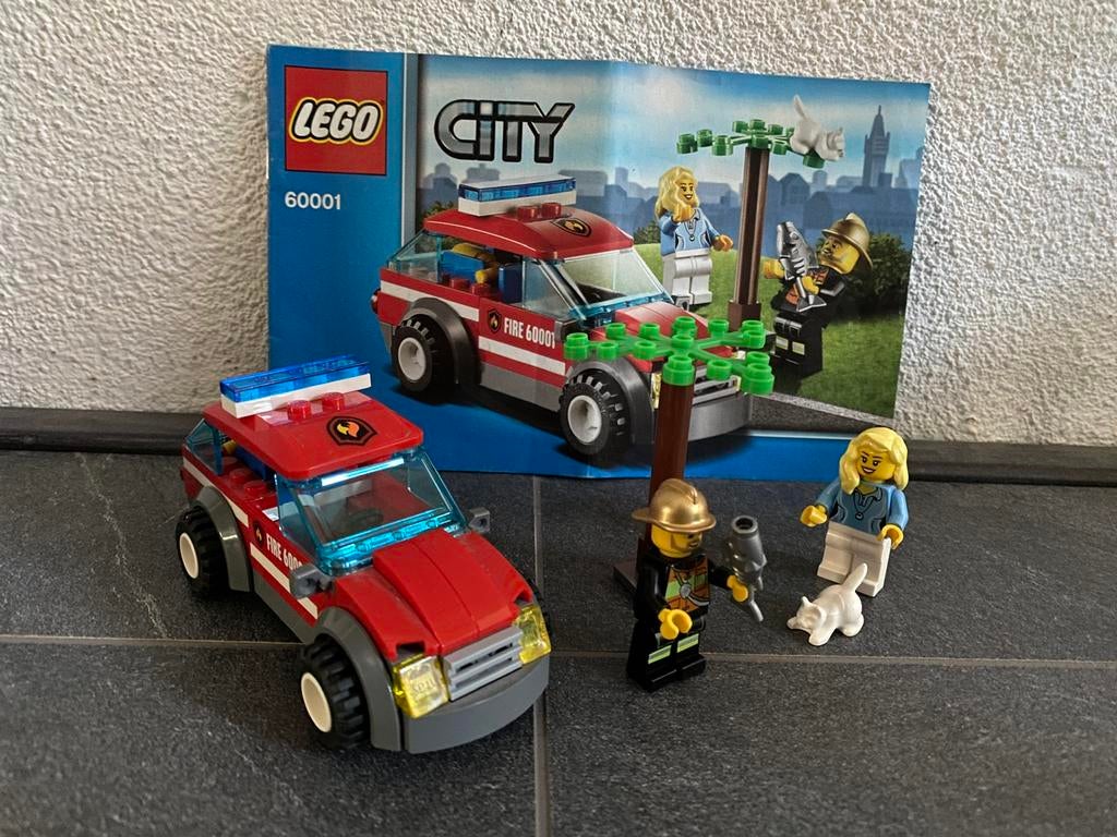 Lego City 60001 Brandweer commandant, Ophalen of Verzenden, Zo goed als nieuw