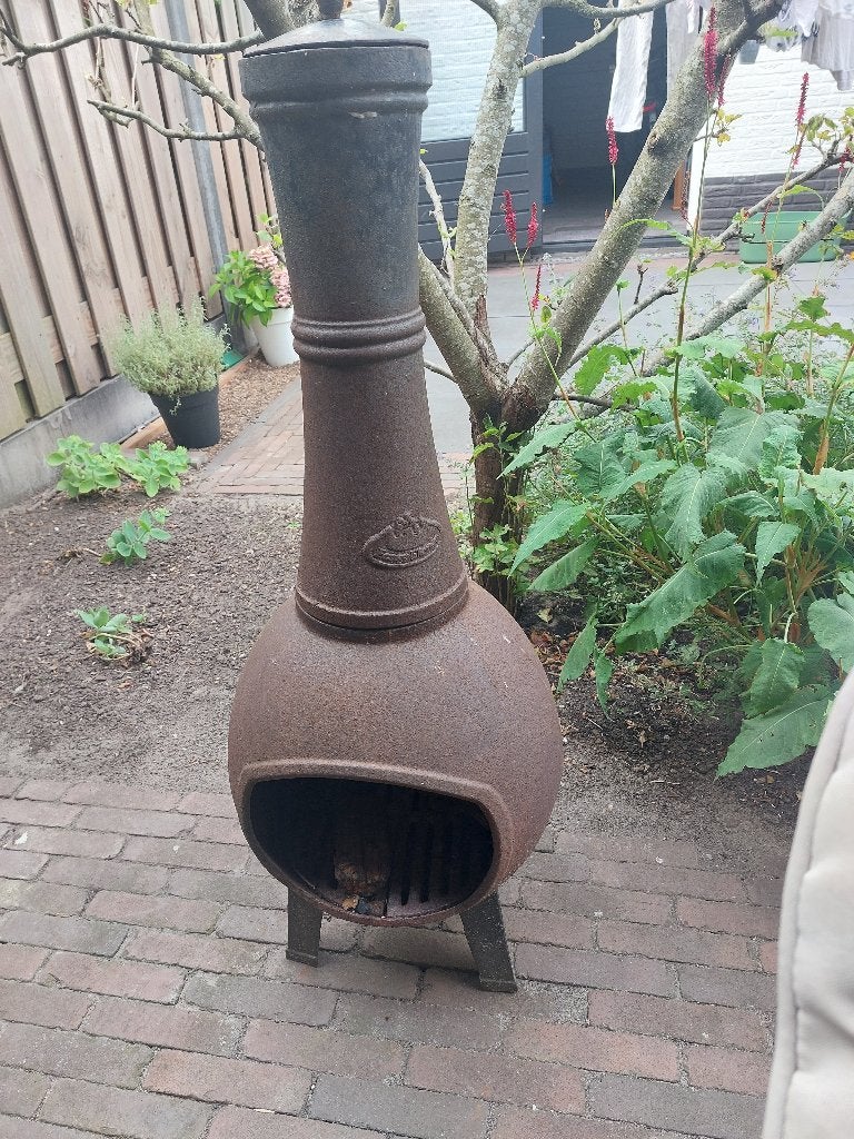 Gietijzeren openhaard - Terrashaard, Ophalen, Zo goed als nieuw, Vuurkorf