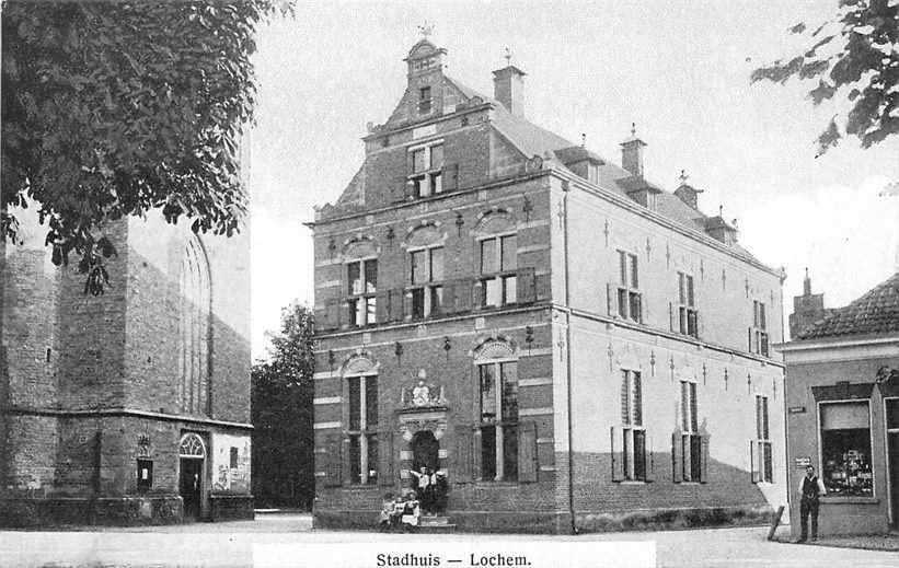 380-417-037 Lochem Stadhuis, Verzenden, Voor 1920, Gelderland