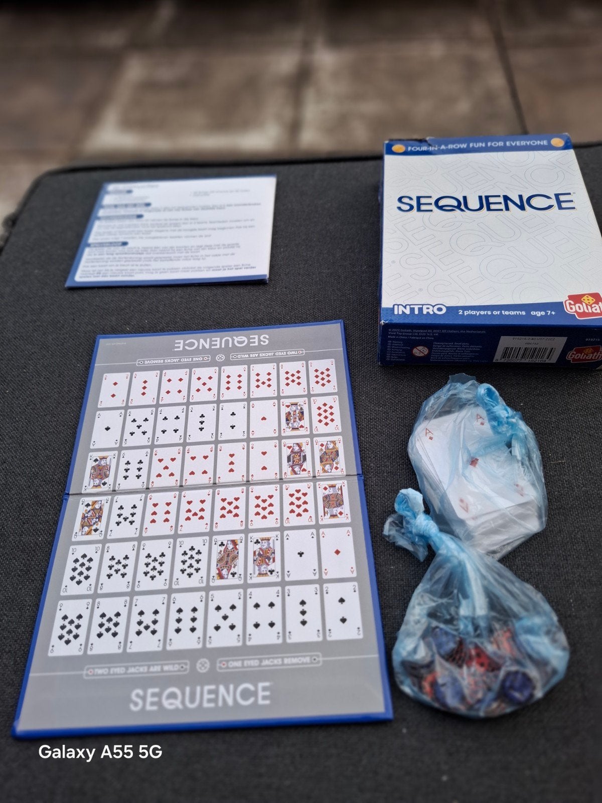 Sequence Intro Bordspel - Goliath, Hobby en Vrije tijd, Goliath BV, Een of twee spelers, Goliath, Zo goed als nieuw