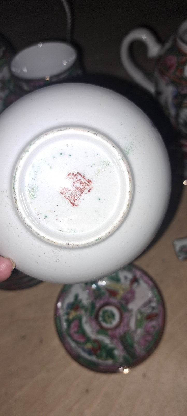 Vintage Chinees Rose Medallion porselein set (37-delig), Ophalen of Verzenden