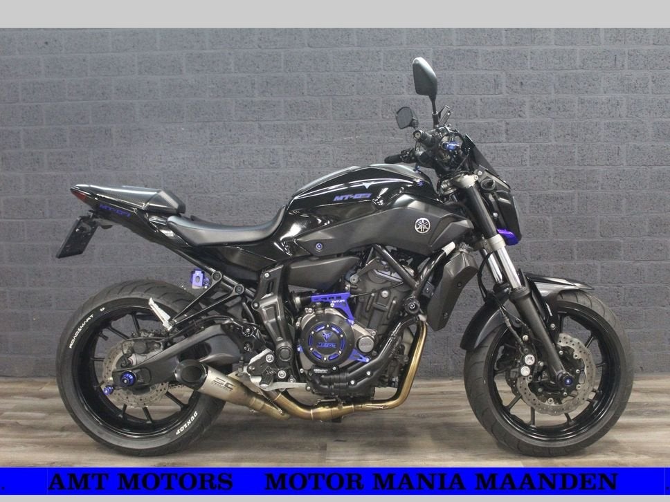 YAMAHA MT 07 ABS (bj 2017) 35,444 km SC-Project 35KW A2 mog., 2 cilinders, Bedrijf, Onbekend, YAMAHA