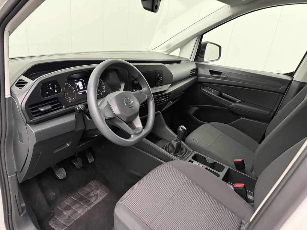 Volkswagen Caddy 2.0TDI Maxi Koelauto | Airco | Multimedia, Stof, Gebruikt, Volkswagen, Wit