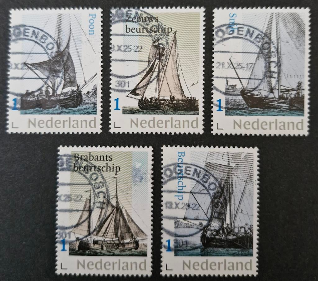 SET persoonlijke scheepvaart – Beurtvaart gestempeld 2025, Verzenden, Na 1940, Gestempeld