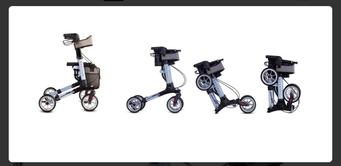 Rollator excel 3 motion, Diversen, Ophalen, Opvouwbaar, Gebruikt