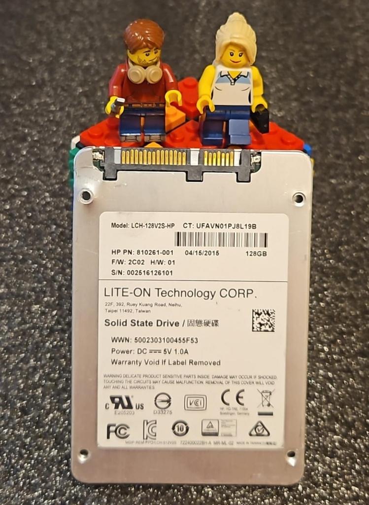 LITE-ON LCH-128V2S-HP 128GB SSD, Computers en Software, Harde schijven, Gebruikt, Desktop, Intern, SSD, SATA, Ophalen of Verzenden