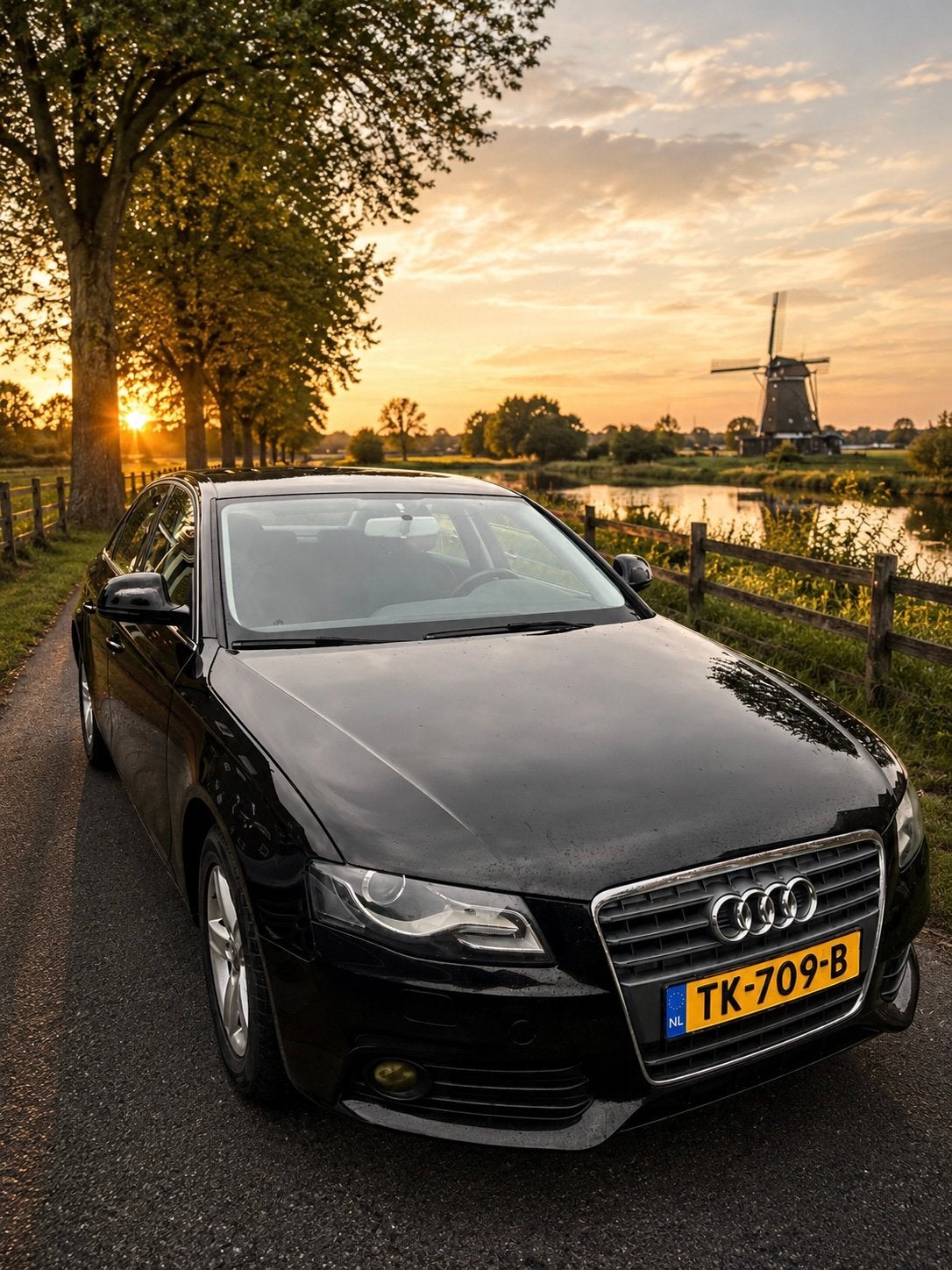 Audi A4 1.8 Tfsi limousine automaat | Nieuwe ketting, Auto's, Audi, 4 cilinders, 160 pk, A4, Zwart
