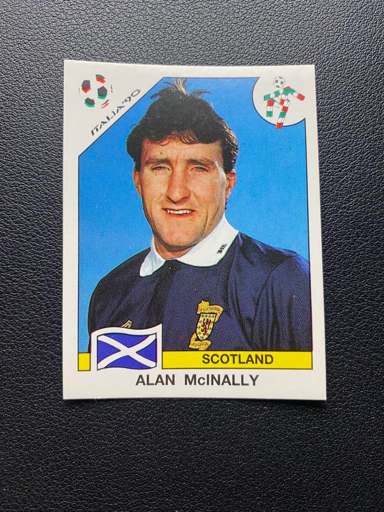 Alan McInally - Schotland - Panini WK 1990 Sticker, Ophalen of Verzenden, Zo goed als nieuw, Buitenlandse clubs, Poster, Plaatje of Sticker