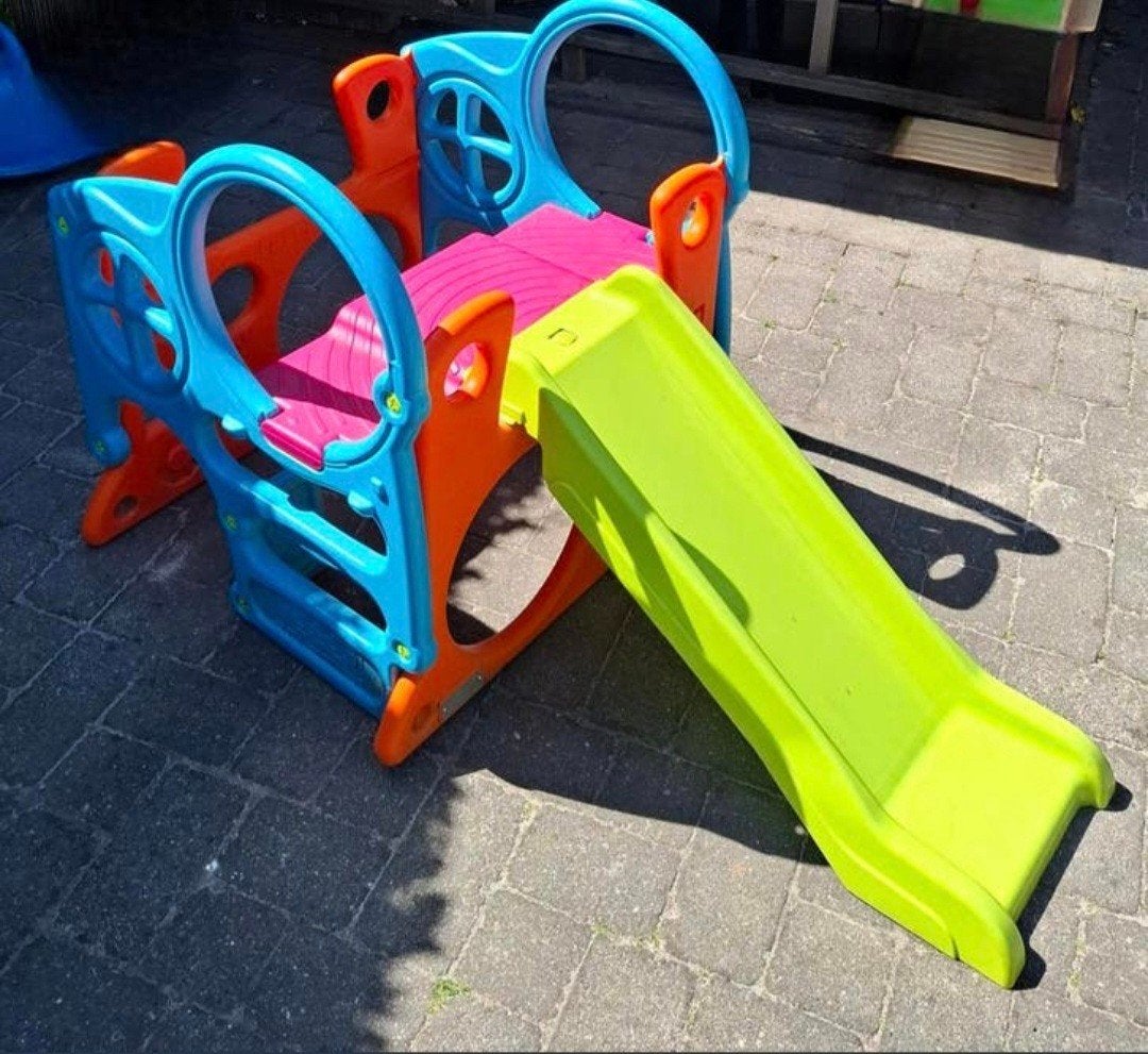 Feber speeltoestel met glijbaan, Ophalen, Zo goed als nieuw, Klimwand