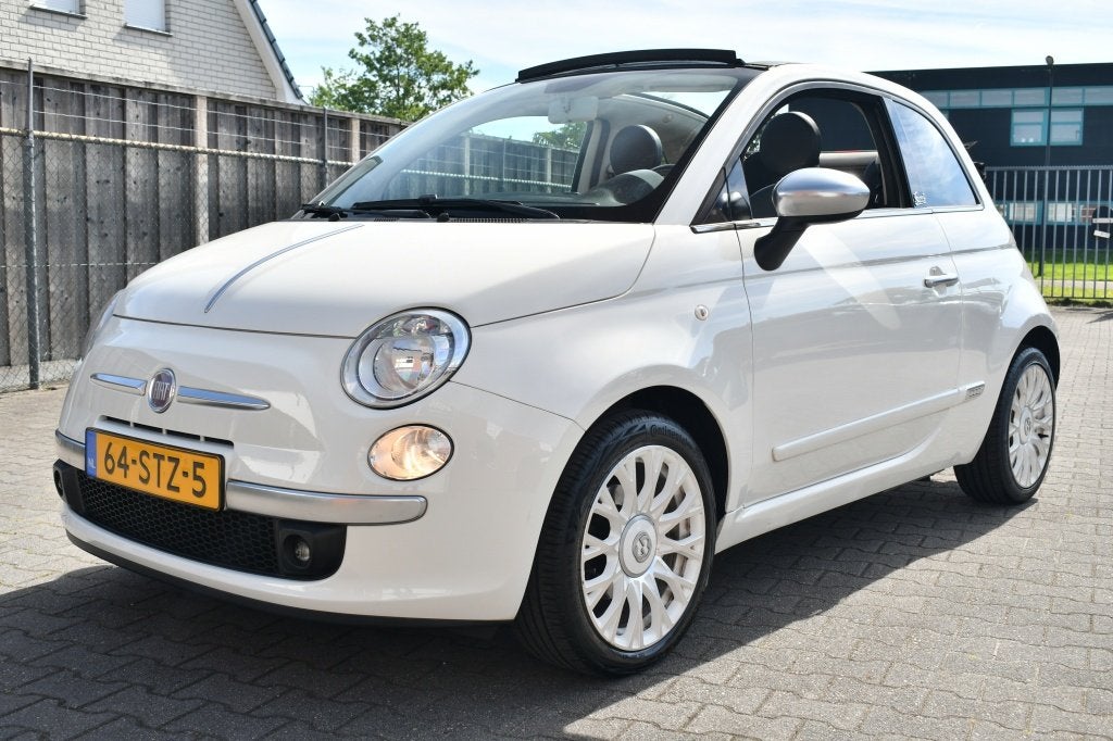 Fiat 500C 0.9 Cabrio by GUCCI | Clima | Carplay | Leder, 945 kg, Euro 5, 86 pk, Gebruikt