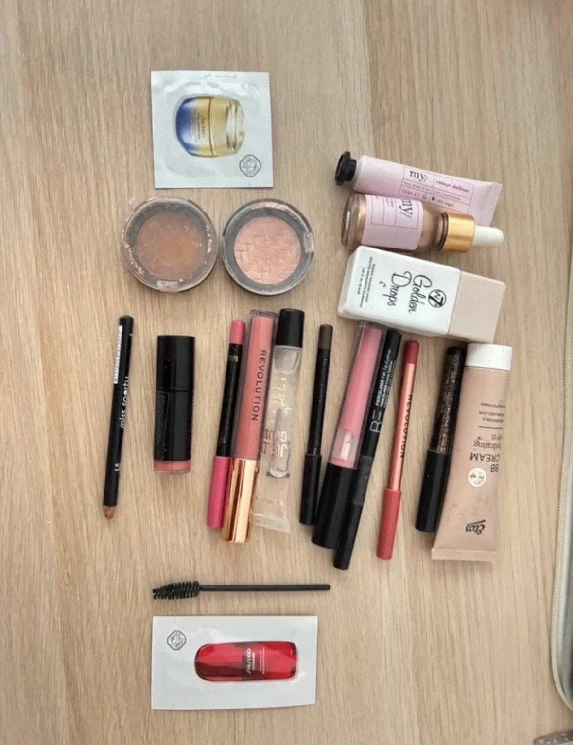 Grote make-up set met Revolution, Shiseido, My Jewellery, Lippen, Bruin, Nieuw, Ophalen of Verzenden