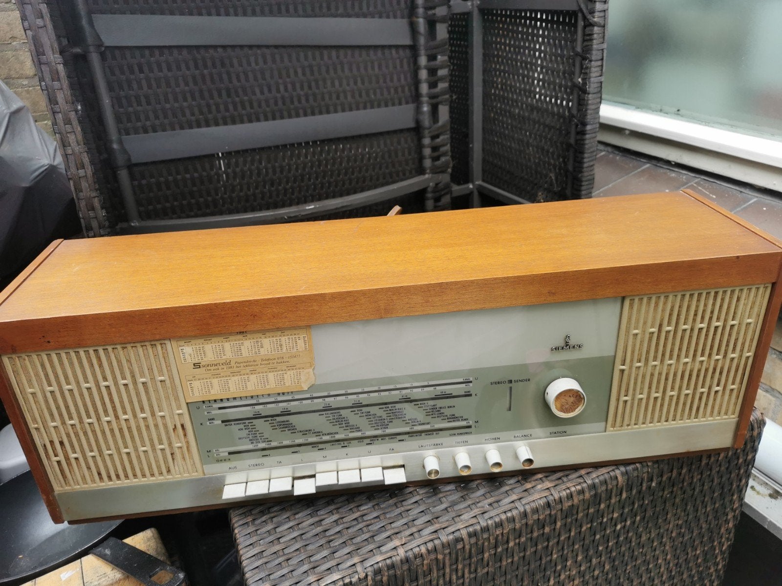 Siemens antieke radio, Antiek en Kunst, Ophalen of Verzenden