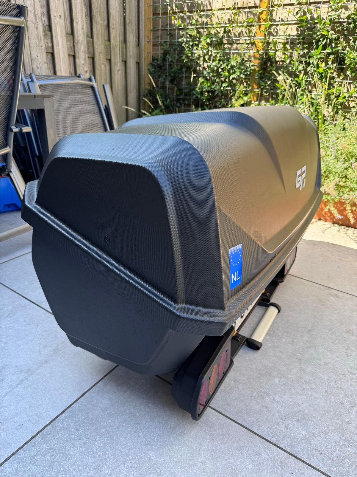HUUR: Trekhaak koffer - Bagagebox 340 liter, Ophalen, Gebruikt