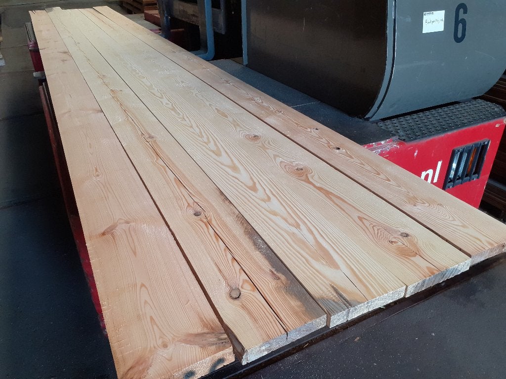 Grenen planken 32x190x5850mm - 5 stuks - zeer lang, Ophalen of Verzenden, 250 cm of meer, Planken