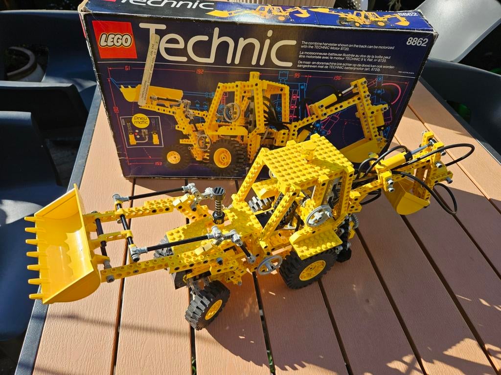 Lego Technic 8862, 8850 en 8855, Kinderen en Baby's, Speelgoed | Duplo en Lego, Compleet, Gebruikt, Lego, Ophalen of Verzenden
