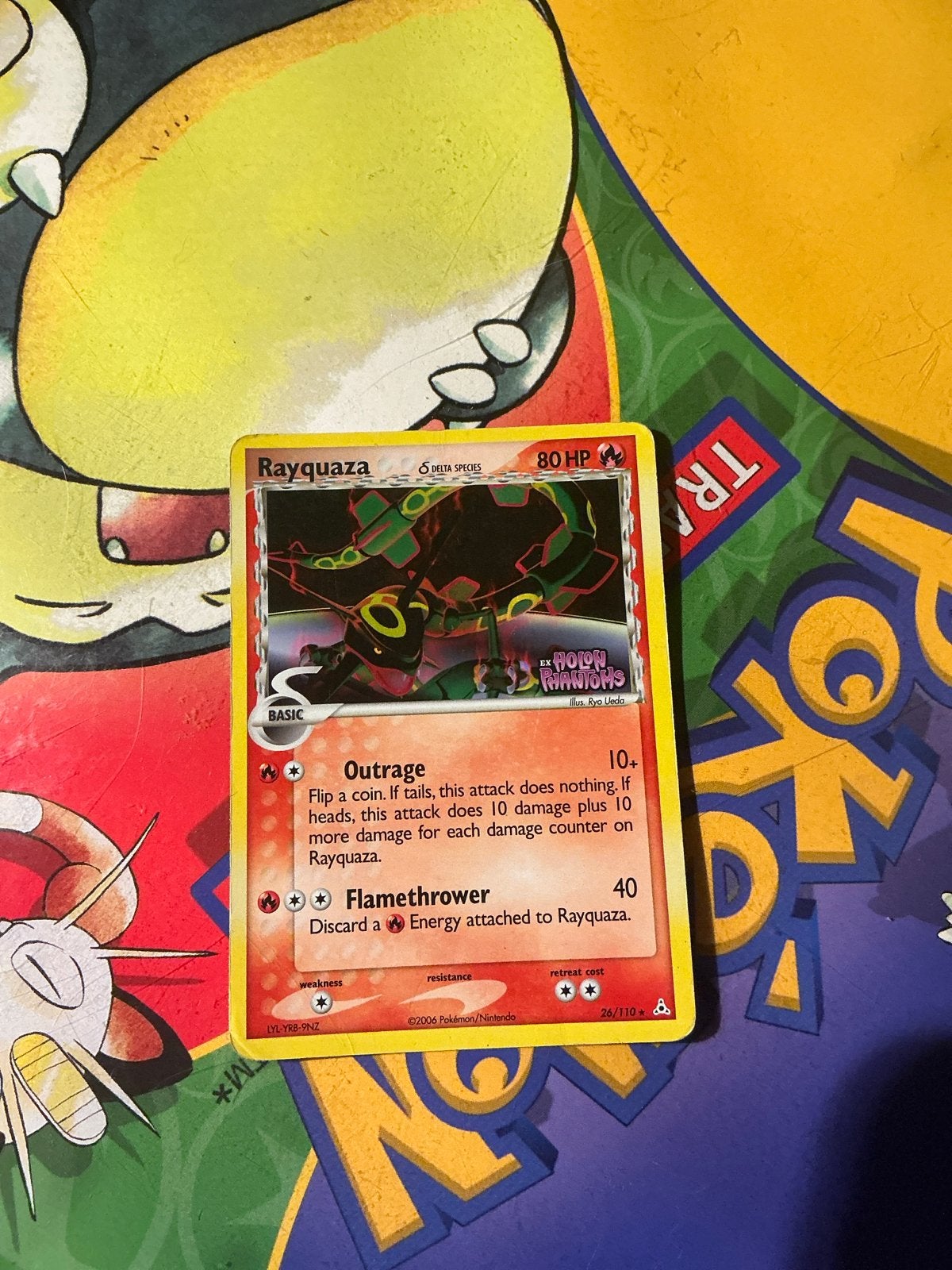 Pokémon Kaart Rayquaza Delta Species Holon Phantoms, Hobby en Vrije tijd, Verzamelkaartspellen | Pokémon, Ophalen of Verzenden