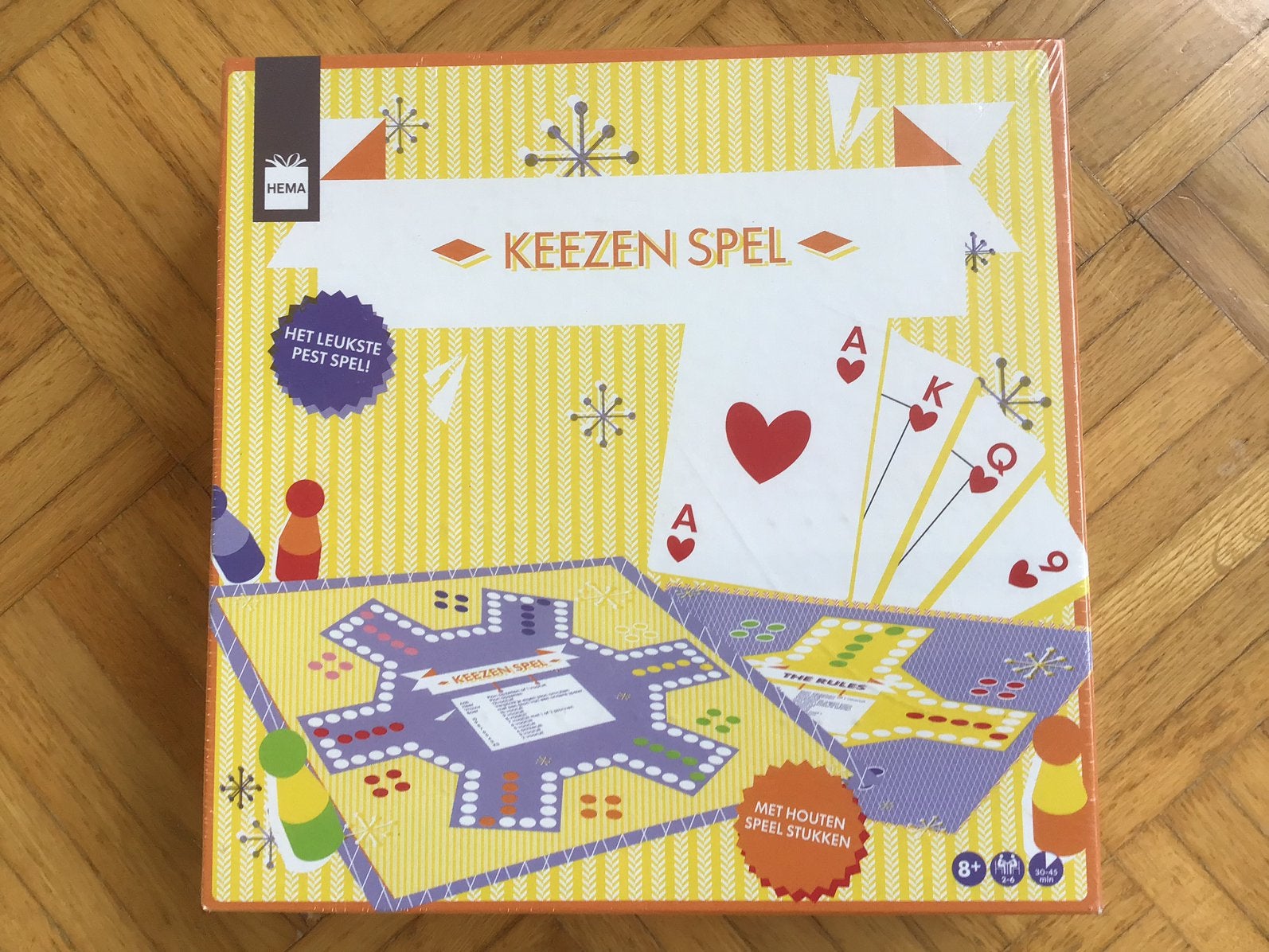 Keezenspel 6 persoons. Nieuw in plastic!, Een of twee spelers, Ophalen of Verzenden, Nieuw
