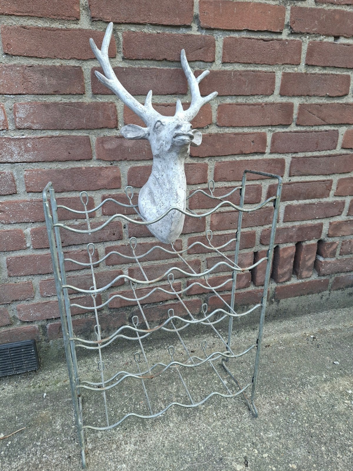 Brocant Frans wijnrek - decoratief en functioneel, Ophalen