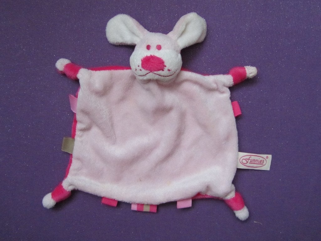 FUNNIES Knuffeldoekje HOND. ROZE **Nieuw**, Overige merken, Nieuw, Met label, Middelgroot (20 tot 80 cm)