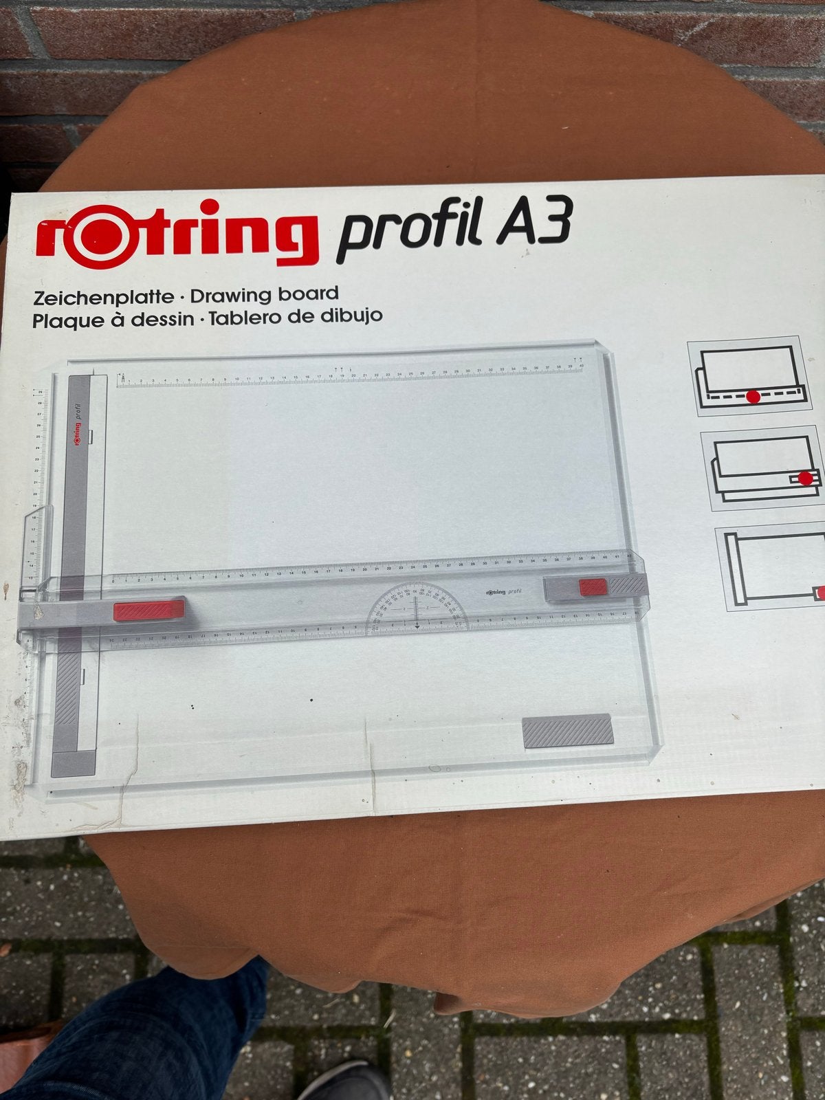 Rotring Profil A3 Tekenbord met accessoires, Ophalen of Verzenden, Zo goed als nieuw, Minder dan 130 cm