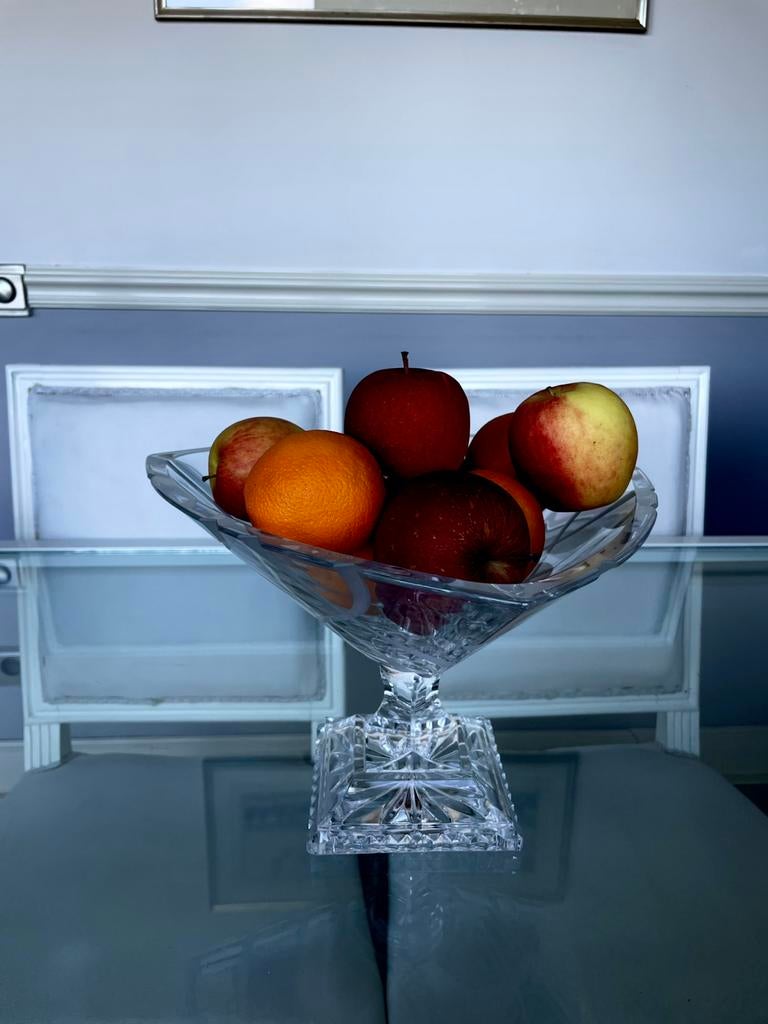Kristallen fruitschaal, Antiek en Kunst, Ophalen of Verzenden