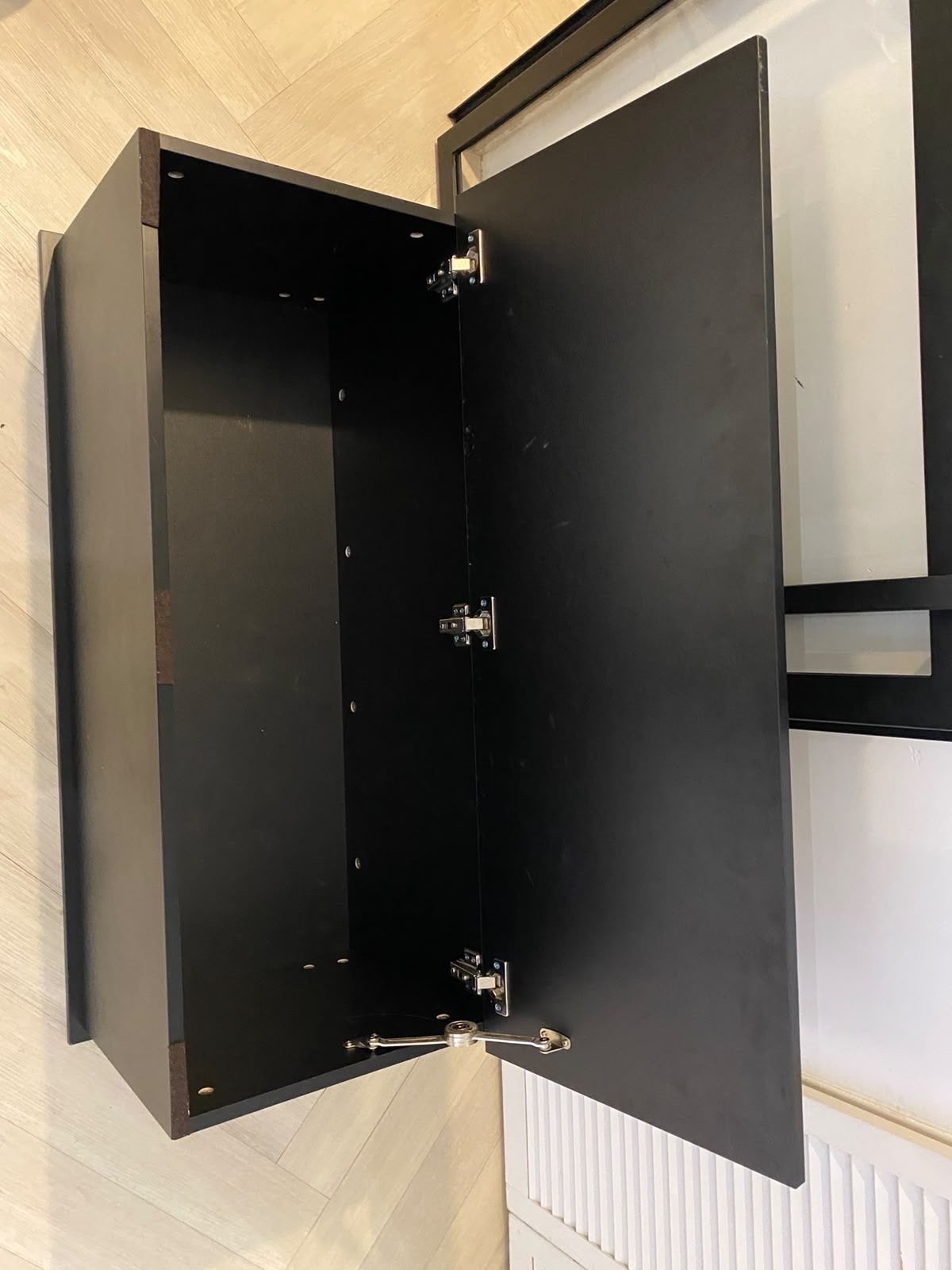 Zwarte speelgoedkist / opbergkist, Huis en Inrichting, Ophalen, Gebruikt, 100 tot 150 cm, 75 tot 100 cm
