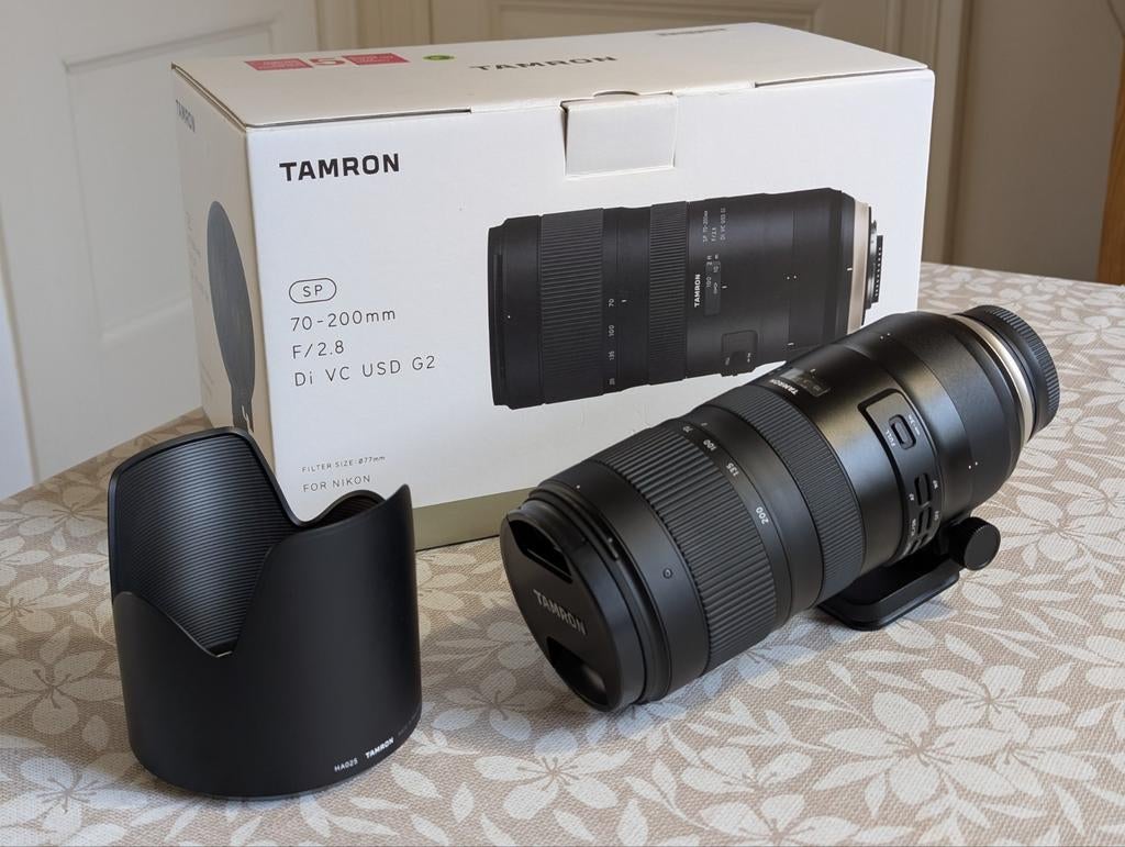 Tamron SP 70-200mm F/2.8 Di VC USD G2 (Nikon), Ophalen of Verzenden, Zo goed als nieuw, Telelens, Zoom