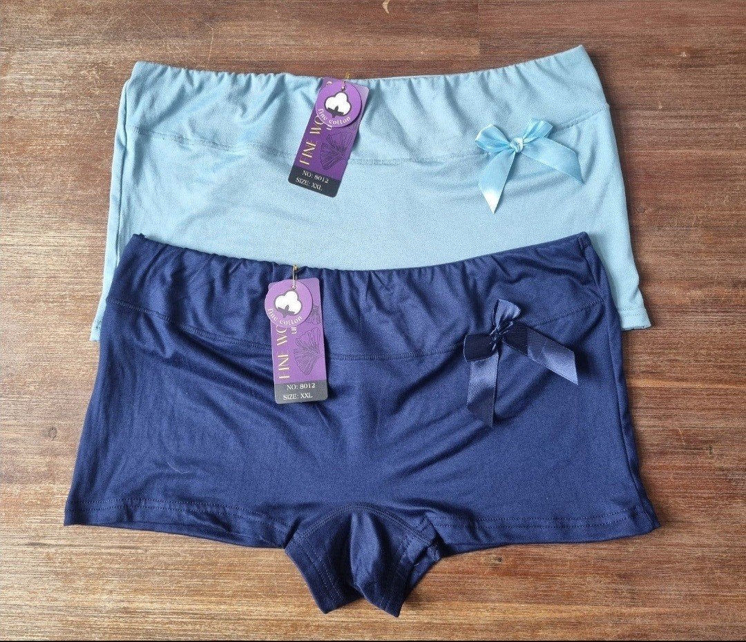 2x NIEUWE Dames Boxershorts XXL - Fine Woman, Fine Woman, Ophalen of Verzenden, Blauw, Broekje of Short