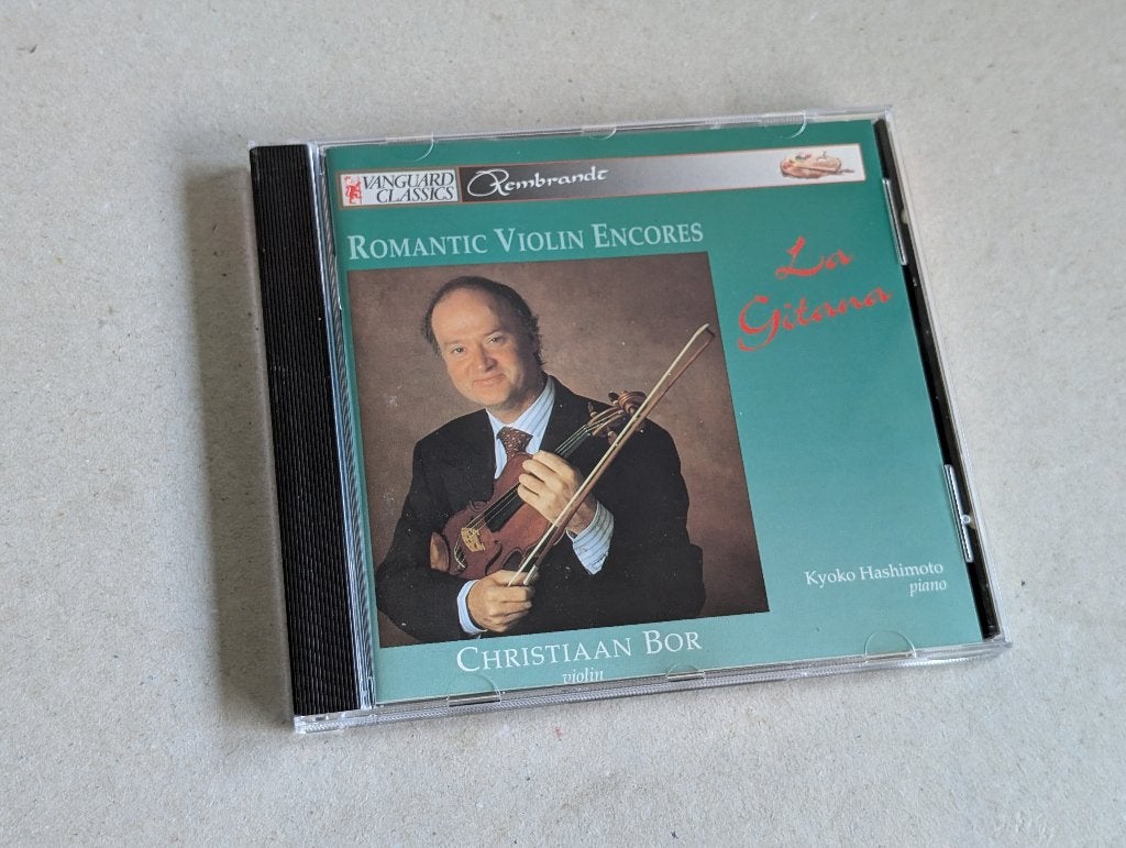 Christiaan Bor: La Gitana - Romantic violin encores (CD), Kamermuziek, Ophalen of Verzenden, Zo goed als nieuw, Romantiek