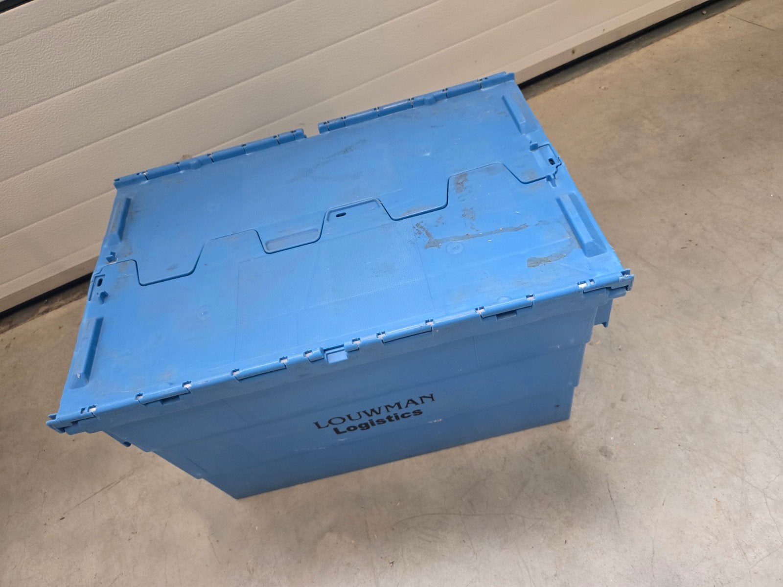 Distributiebox / Opbergbox met klapdeksel - 40x60x36cm, Doe-het-zelf en Verbouw, Kratten en Dozen, Ophalen, Gebruikt, 40 tot 60 cm