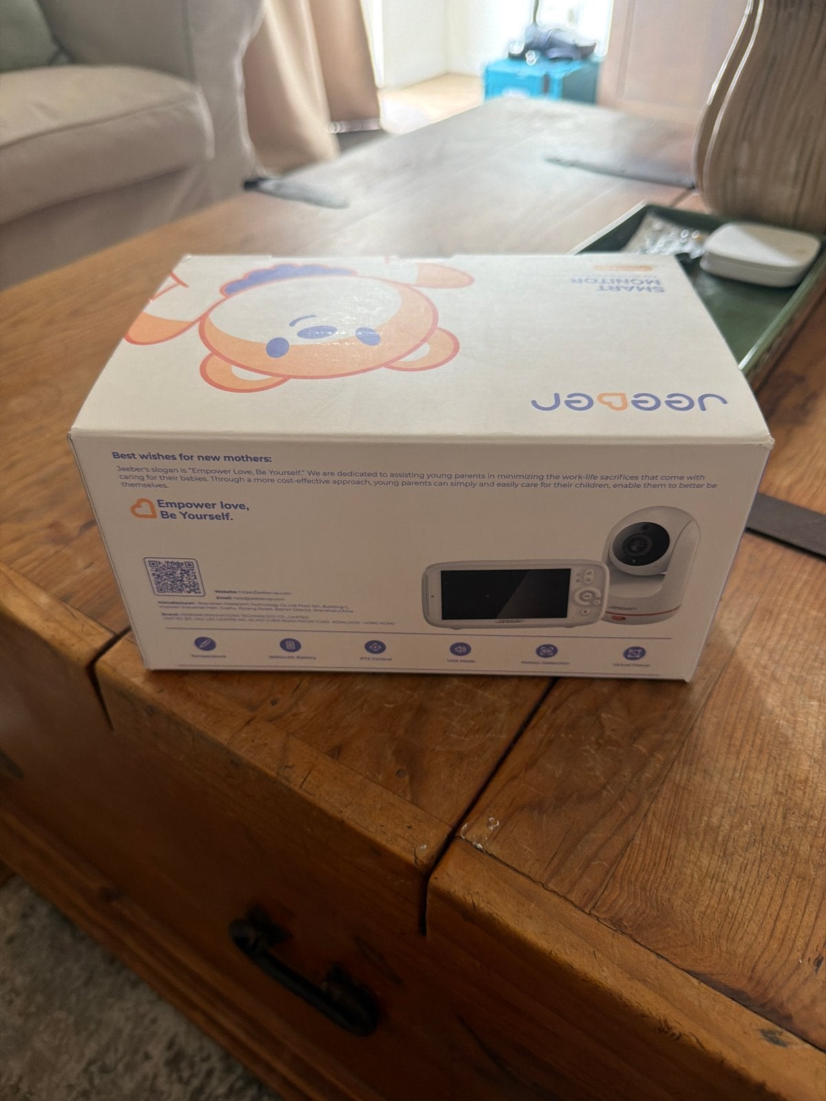 Jeebeer Smart Monitor VB603PRO Babyfoon met Camera, Ophalen of Verzenden, Nieuw, 250 meter of meer, Camera