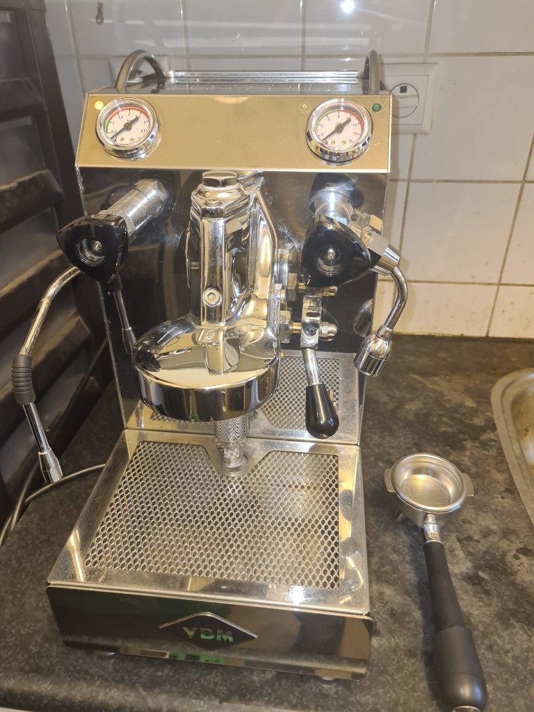 Vibiemme junior te koop, Ophalen, Espresso apparaat, Gemalen koffie, Zo goed als nieuw