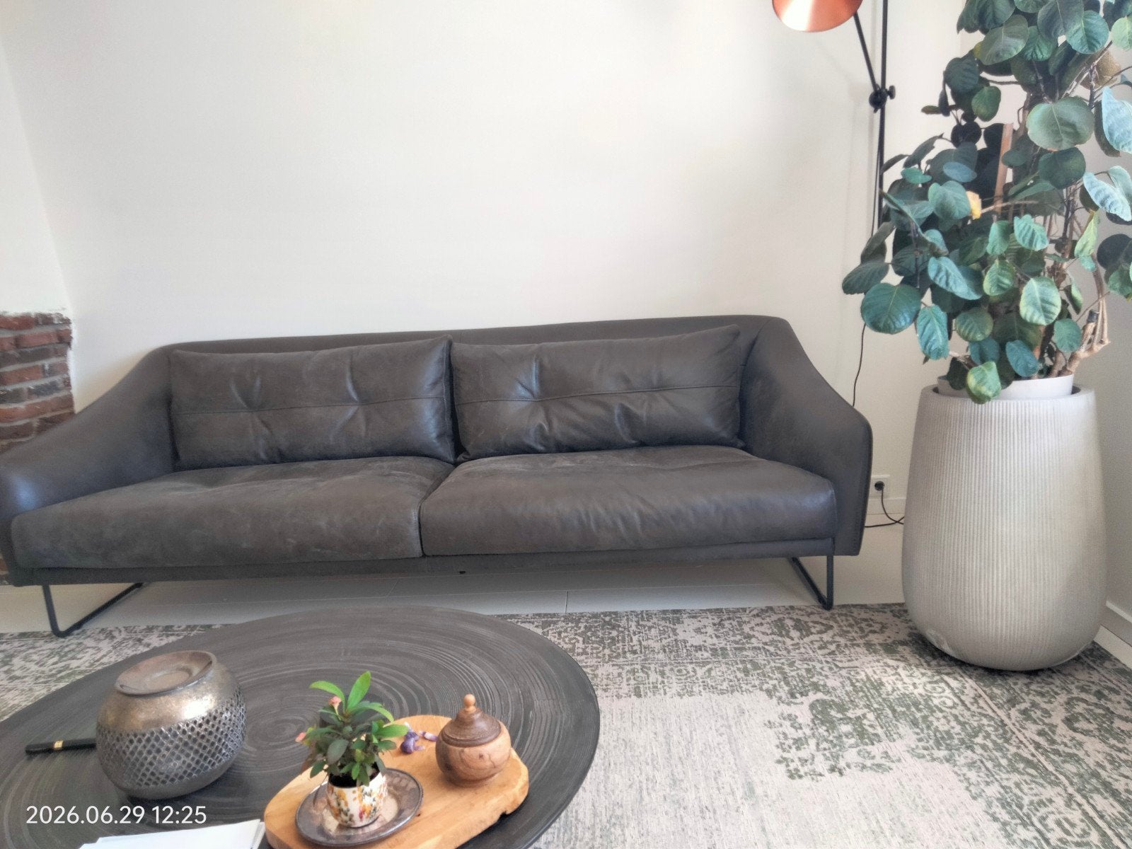Nieuwe buffel leren lounge bank, Huis en Inrichting, Ophalen, Nieuw